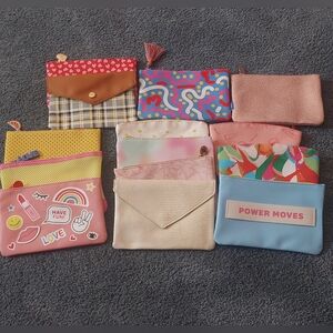 14 Lot ~ Ipsy Cosmetic / Makeup Bags ~ 14 Different Bags ~ Empty - New And Used